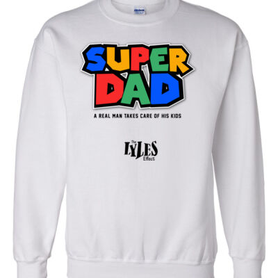 Super Dad Sweatshirt - Gildan Crewneck Sweatshirt Thumbnail
